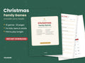 Christmas Family Games Bundle — 10 Printable Party Games