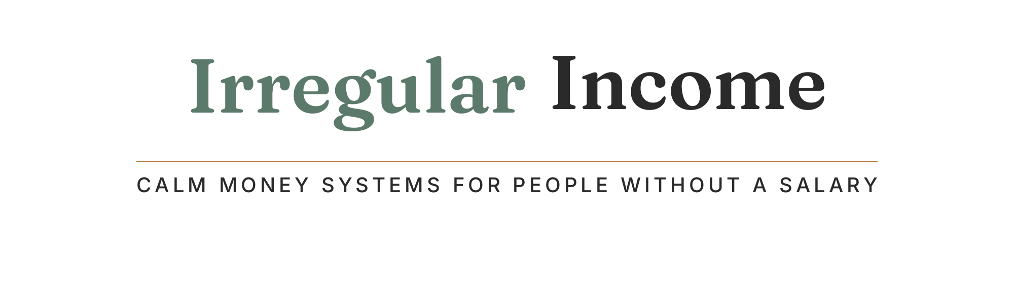 Irregular Income